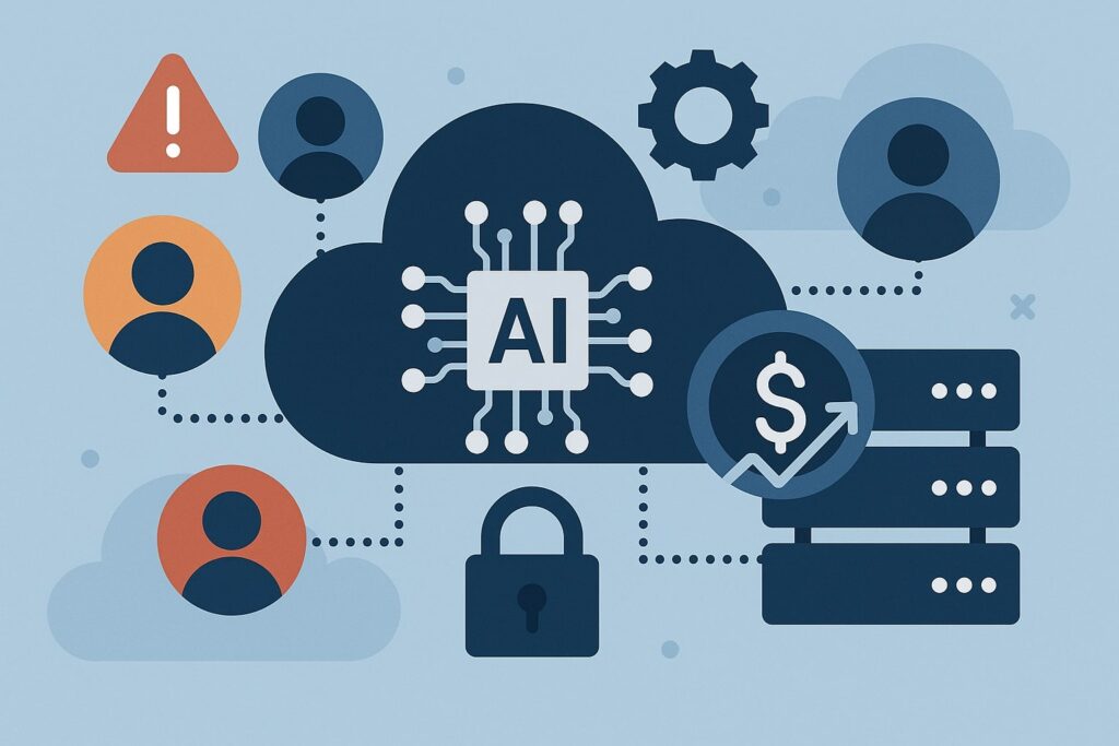 Challenges in Hosting Multi-User AI Applications in the Cloud