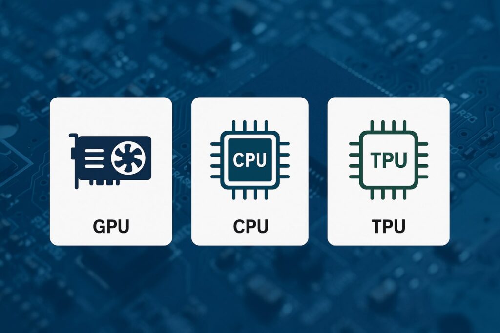 Choosing GPUs vs. CPUs vs. TPUs—When Each Makes Sense