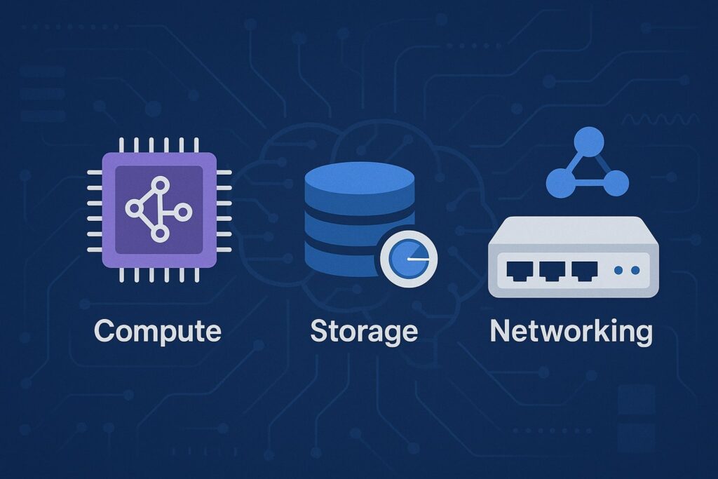 Core Building Blocks: Compute, Storage, and Networking for AI