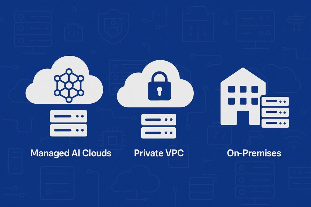 Core Hosting Options: Managed AI Clouds vs. Private VPC vs. On-Prem