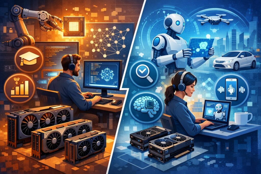 Training vs Inference: Choose the Right GPU for AI Models by Job Type