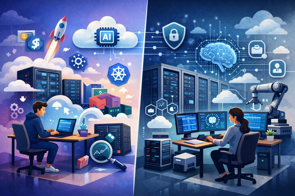 Core Architectural Differences in AI Hosting for Startups vs Enterprises