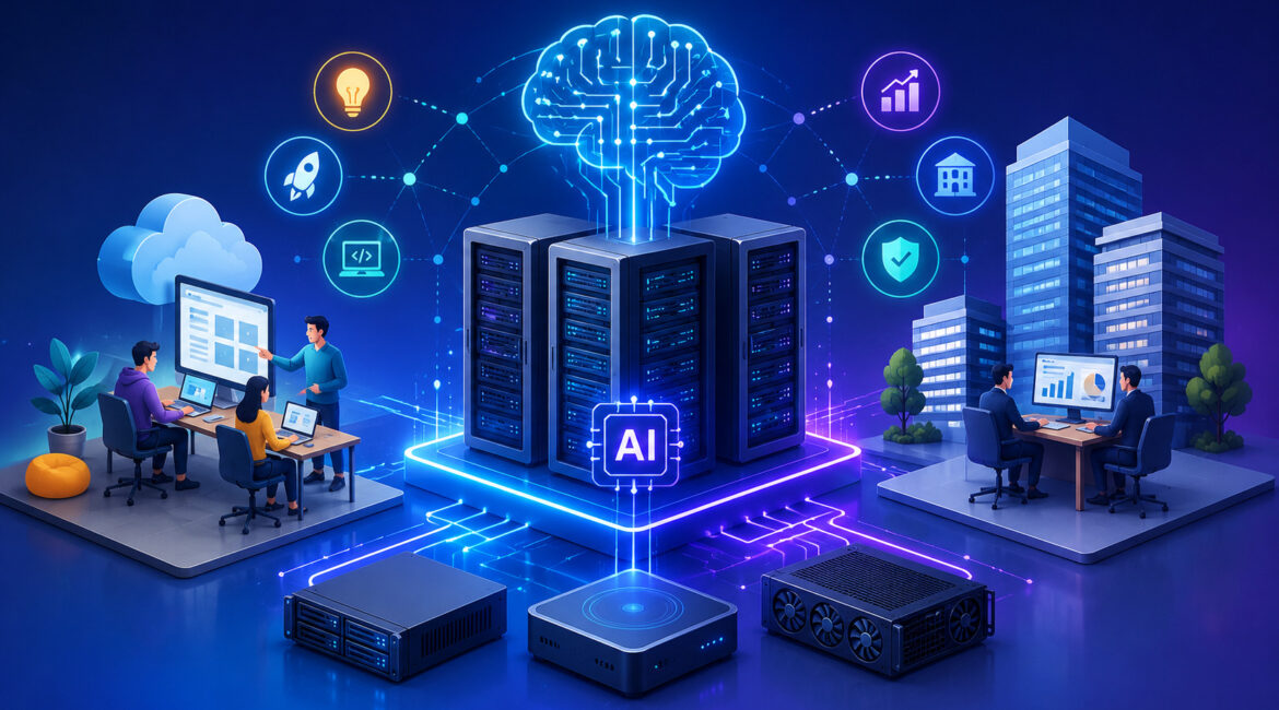 AI server infrastructure for startups and enterprises