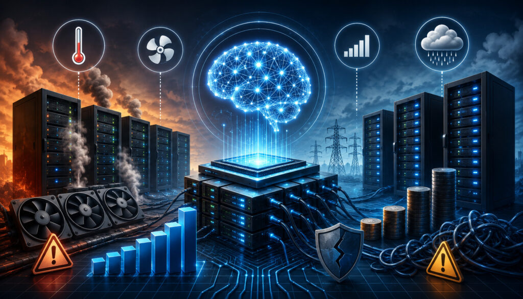 AI compute scaling challenges in futuristic data center