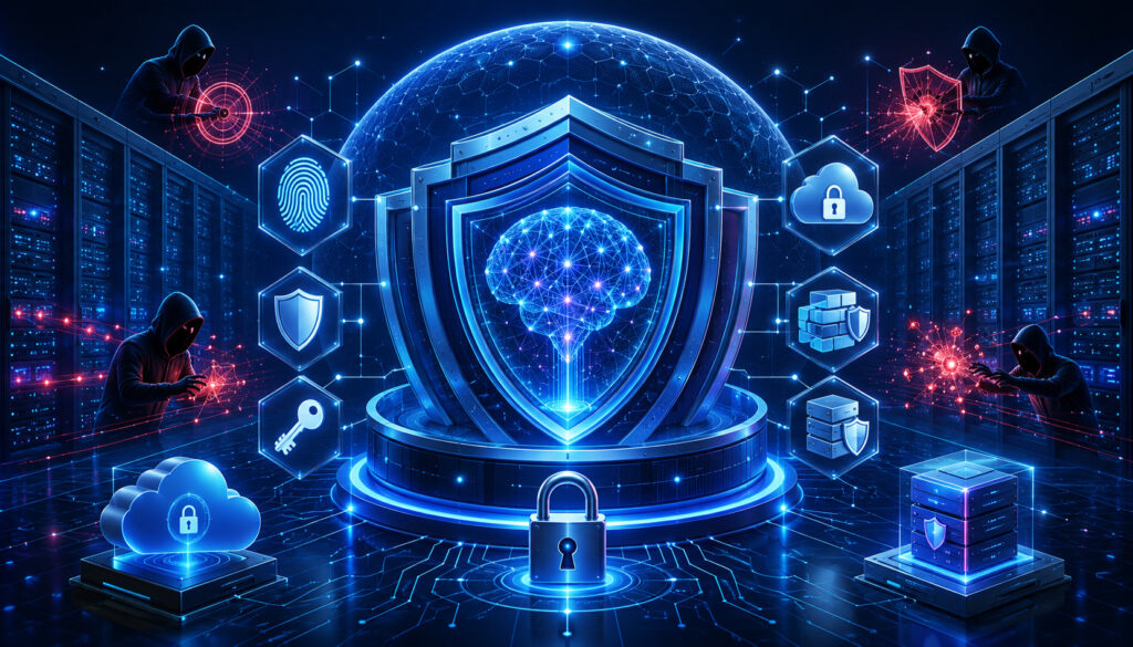 AI model protected by cybersecurity shield