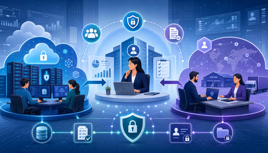 Data controller processor vendor responsibilities illustration